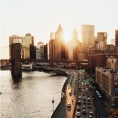 picture of city scape on the coast